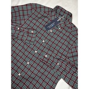 Vineyard Vines Shirt Small Maroon OTG‎ Brrr On The Go Performance Plaid NWT $128